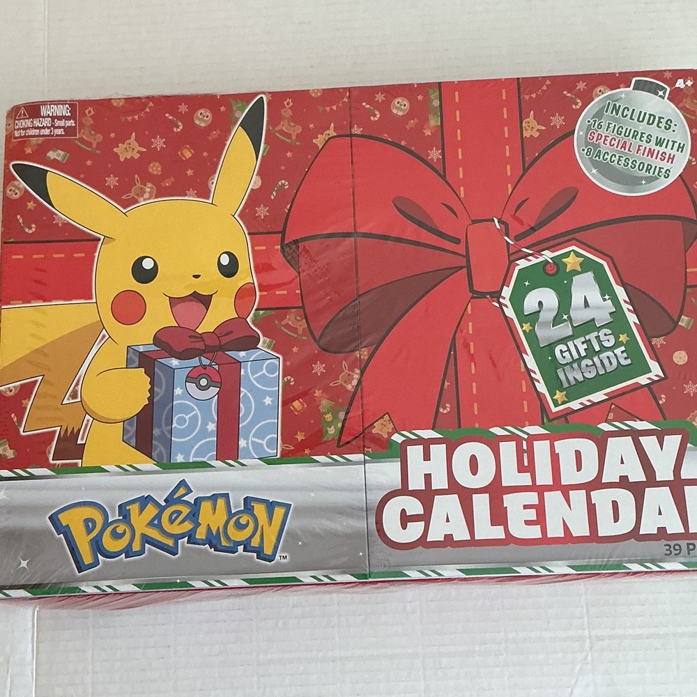 Pokémon Holiday Calendar with Pikachu